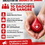 Se buscan donantes de sangre urgentemente en el Hospital Quiroga