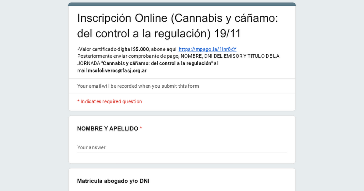 Seminario sobre regulación del cannabis y cáñamo en San Juan