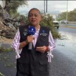 Periodista y camarógrafo fueron atropellados durante una transmisión en vivo en México