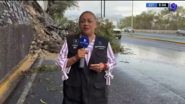 Periodista y camarógrafo fueron atropellados durante una transmisión en vivo en México
