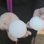 Fuerte granizo provocó daños en vehículos en Asunción y distintas ciudades de Paraguay